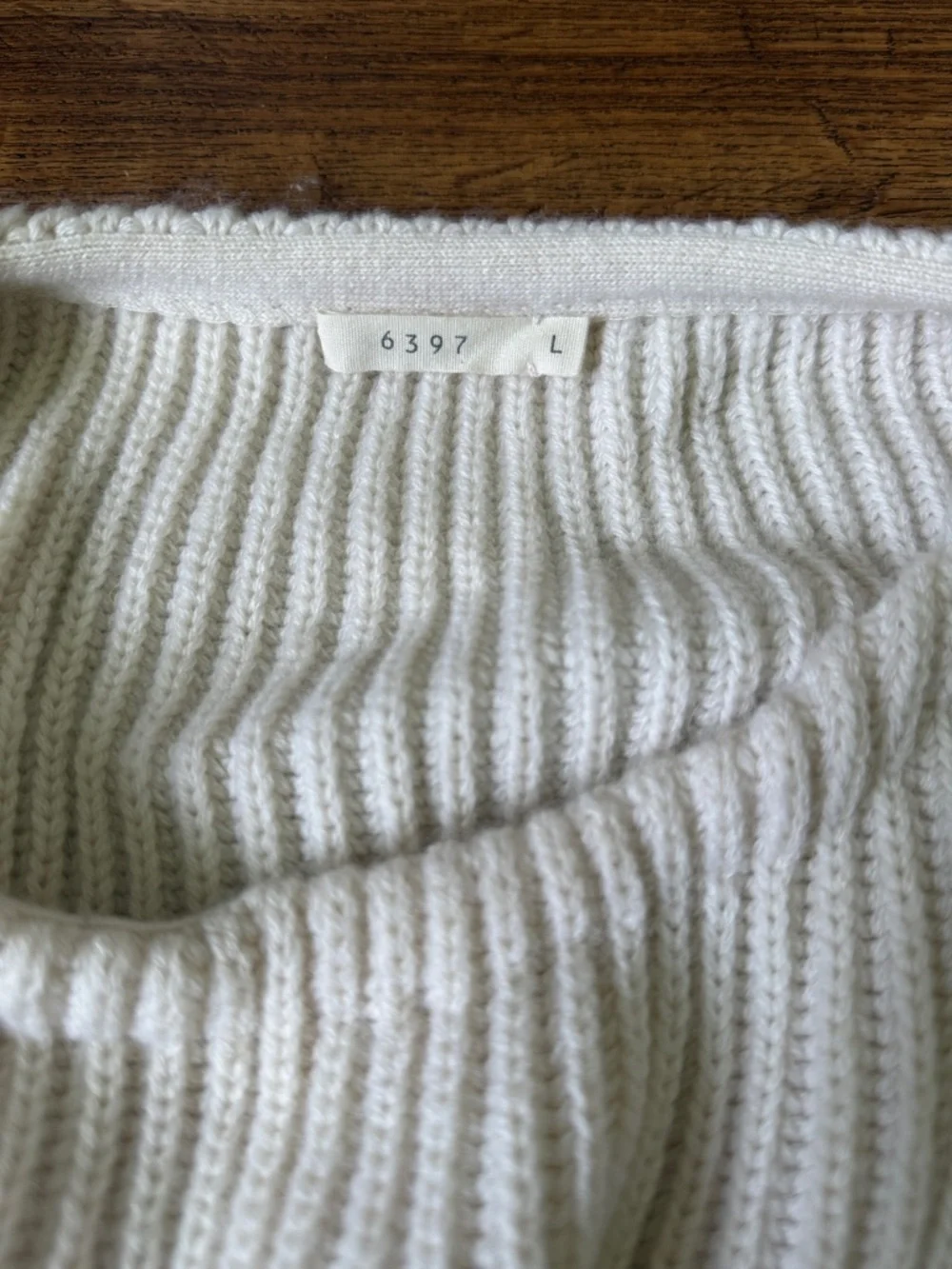 6397 Relaxed Oversized Knit Wool Cashmere Sweater